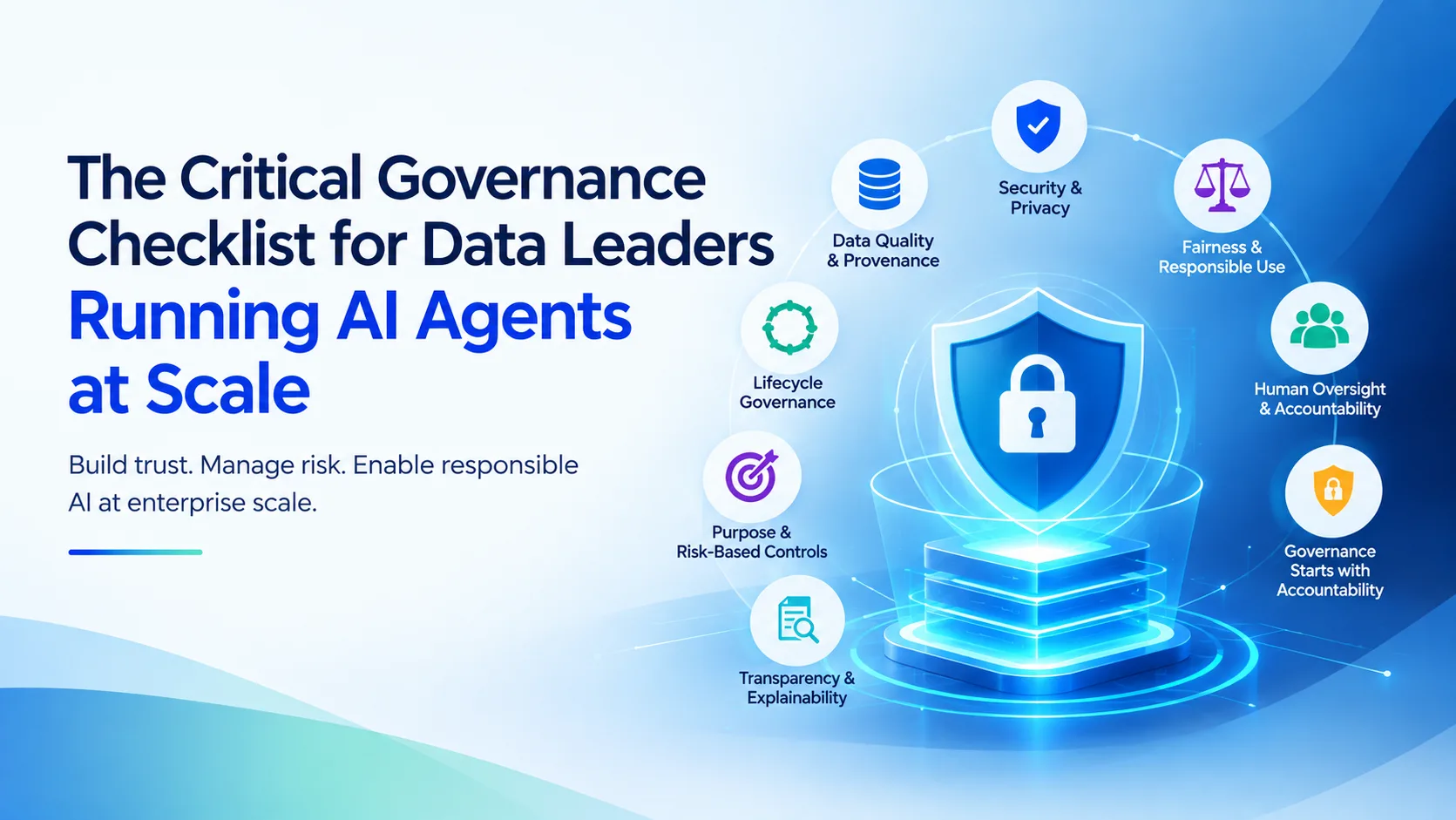 AI agent governance checklist for data leaders